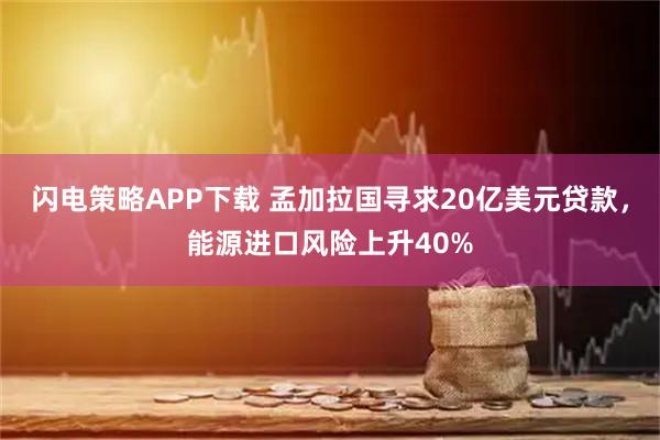 闪电策略APP下载 孟加拉国寻求20亿美元贷款，能源进口风险上升40%